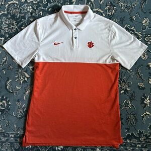 Nike Clemson Tigers Polo Shirt Size Men’s :M
